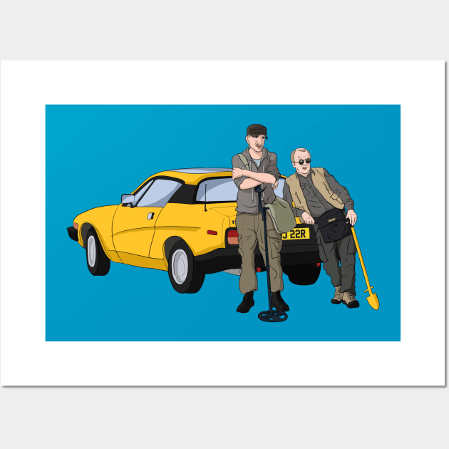 Detectorists - Lance & Andy - DMDC Wall Art by InflictDesign